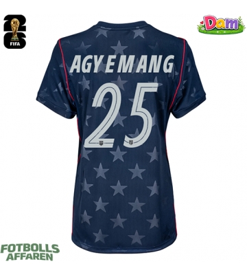 Förenta stater Patrick Agyemang #25 Bortatröja Kvinnor VM 2026 Kortärmad